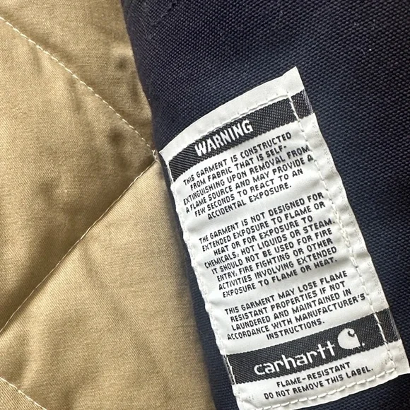 Carhartt Men's Dark Blue Field 2112 Cat 4 FR Jacket - Picture 5 of 7